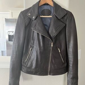 Massimo Dutti leather jacket
